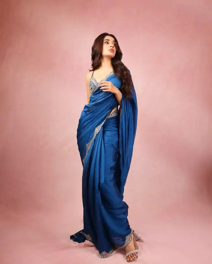 BT 420 Royal Blue Color Vichitra Silk With Embroidery Work & Sequins Work Saree . Get it for ₹1799. Delivery 4-6 Working Days. Shop now. | Bollywood Sarees, Creative Sarees, Designer Sarees, Embroidered Sarees, Ethnic Saree, Modern Digital sarees, Party Wear Sarees, Sarees