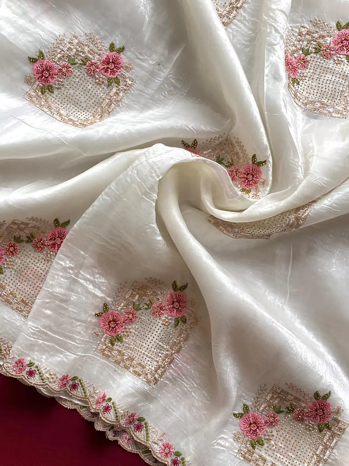 SC 239 Pink Georgette With Lace Work & Lace Border Saree . Wedding, Party, Festive, Events, Exclusive Offer ₹1599. Delivery 4-6 Working Days. Shop now. | Bollywood Sarees, Creative Sarees, Designer Sarees, Embroidered Sarees, Ethnic Saree, Modern Digital sarees, Party Wear Sarees, Sarees