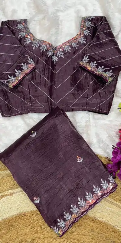 AC COCKTAIL Wine Gold Crush Saree Perfect for Wedding, Party, Engagement, Cultural Events, Pongal – . Available at ₹2149 only. Delivery 4-6 Working Day | Bollywood Sarees, Creative Sarees, Designer Sarees, Embroidered Sarees, Ethnic Saree, Modern Digital sarees, Party Wear Sarees, Sarees