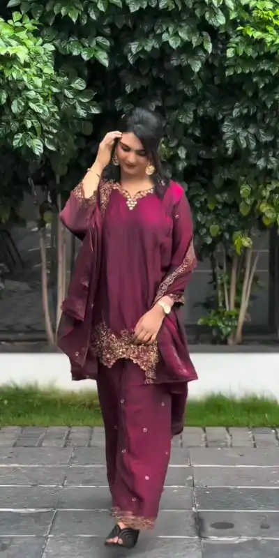 SR 1674 Wine in Jimmy Choo Silk Lace Work & Embroidery Work Salwar Suit . Affordable Price ₹1949. Delivery 4-6 Working Days. Shop now. | Designer Suits, Jump Suits, Tops & Bottoms, Track Suits, Trendy Wear, Casual Suits, Creative suits, Palazzo Suits, Party Wear Suits, Patiala Suits, Salwar suit, Straight Suits