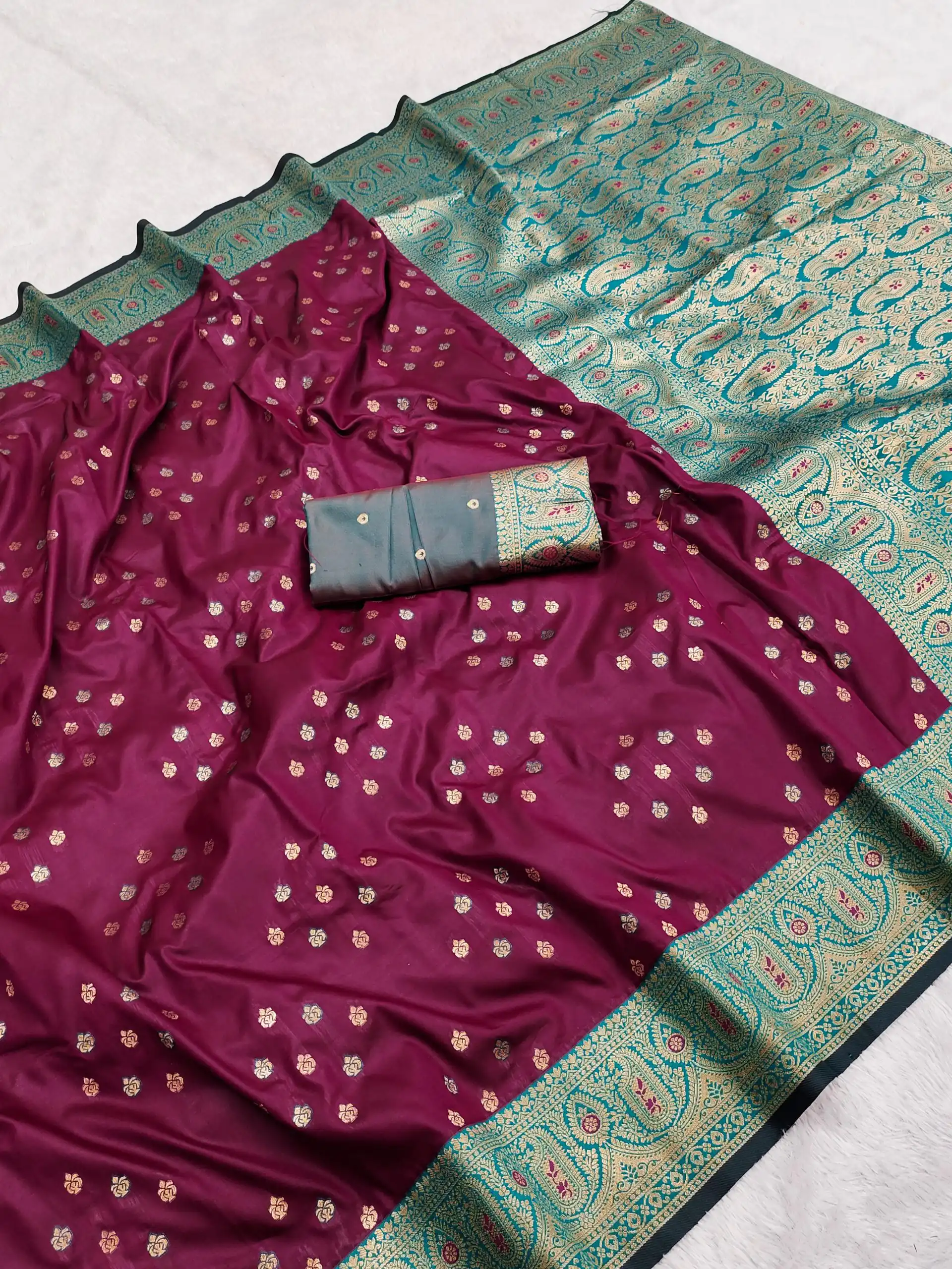 MB 3312-A Wine in Rich Banarasi Silk Zari Work & Lace Work Saree . Affordable Price ₹2049. Delivery 4-6 Working Days. Shop now. | Bollywood Sarees, Creative Sarees, Designer Sarees, Embroidered Sarees, Ethnic Saree, Modern Digital sarees, Party Wear Sarees, Sarees