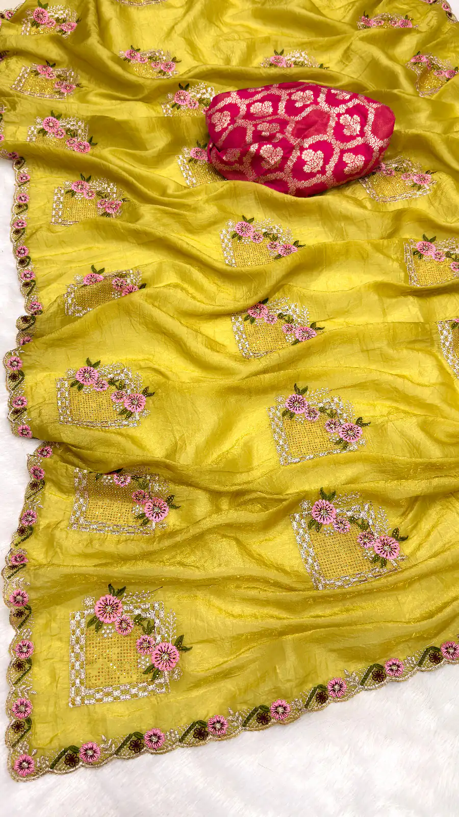 SC 239 Pink Georgette With Lace Work & Lace Border Saree . Wedding, Party, Festive, Events, Exclusive Offer ₹1599. Delivery 4-6 Working Days. Shop now. | Bollywood Sarees, Creative Sarees, Designer Sarees, Embroidered Sarees, Ethnic Saree, Modern Digital sarees, Party Wear Sarees, Sarees