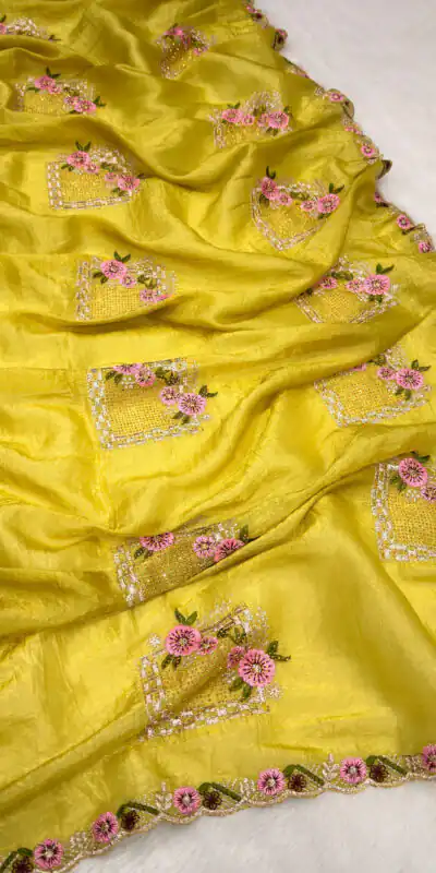 SC 239 Pink Georgette With Lace Work & Lace Border Saree . Wedding, Party, Festive, Events, Exclusive Offer ₹1599. Delivery 4-6 Working Days. Shop now. | Bollywood Sarees, Creative Sarees, Designer Sarees, Embroidered Sarees, Ethnic Saree, Modern Digital sarees, Party Wear Sarees, Sarees