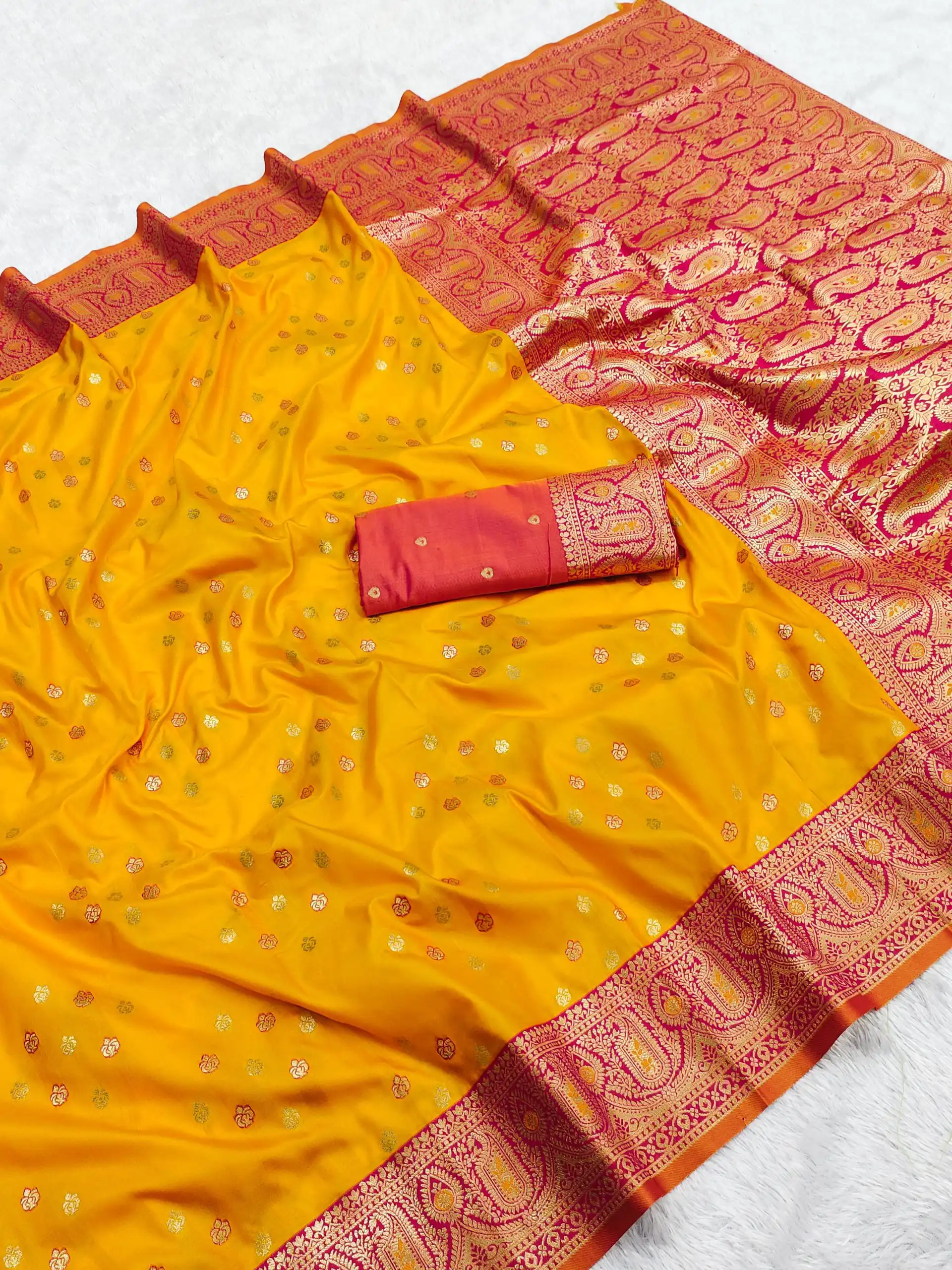 MB 3312-A Yellow in Rich Banarasi Silk Zari Work & Lace Work Saree . Affordable Price ₹2049. Delivery 4-6 Working Days. Shop now. | Bollywood Sarees, Creative Sarees, Designer Sarees, Embroidered Sarees, Ethnic Saree, Modern Digital sarees, Party Wear Sarees, Sarees