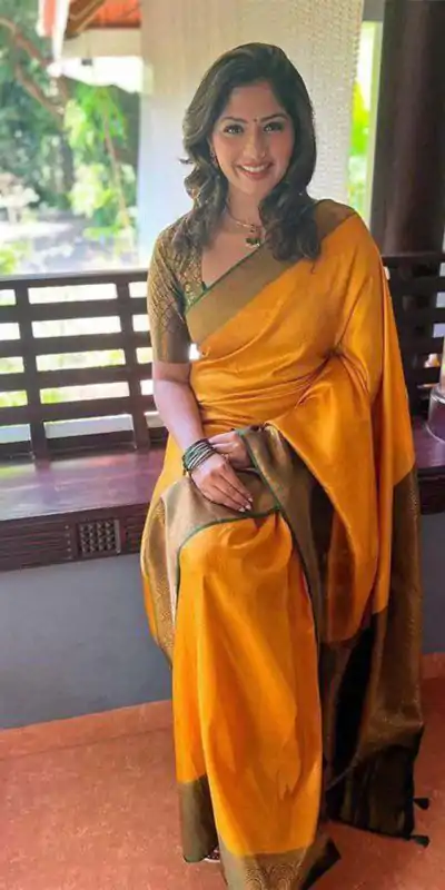 KPR 143 Yellow Color Soft Lichi Silk with Designer Work Saree . Special Price ₹1449. Delivery 4-6 Working Days. Shop now. | Bollywood Sarees, Creative Sarees, Designer Sarees, Embroidered Sarees, Ethnic Saree, Modern Digital sarees, Party Wear Sarees, Sarees