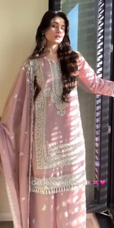 BT 5017 Baby Pink Fox Georgette Salwar Suit with Sequins Work & Embroidery Work. Get it for ₹2399. Delivery 4-6 Working Days. Shop now. | Designer Suits, Jump Suits, Tops & Bottoms, Track Suits, Trendy Wear, Casual Suits, Creative suits, Palazzo Suits, Party Wear Suits, Patiala Suits, Salwar suit, Straight Suits