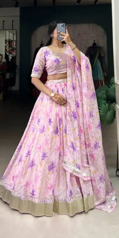 LNB 1036 Baby Pink Color Tabby Silk with Lace Work Lehenga Choli . Wedding, Party, Festive, Events, Grab it for ₹1999. Delivery 4-6 Working Days. Shop now. | Bollywood Lehenga, Creative Lehenga, Designer Lehenga, Embroidered Lehenga, Lehenga, Party Wear Lehenga