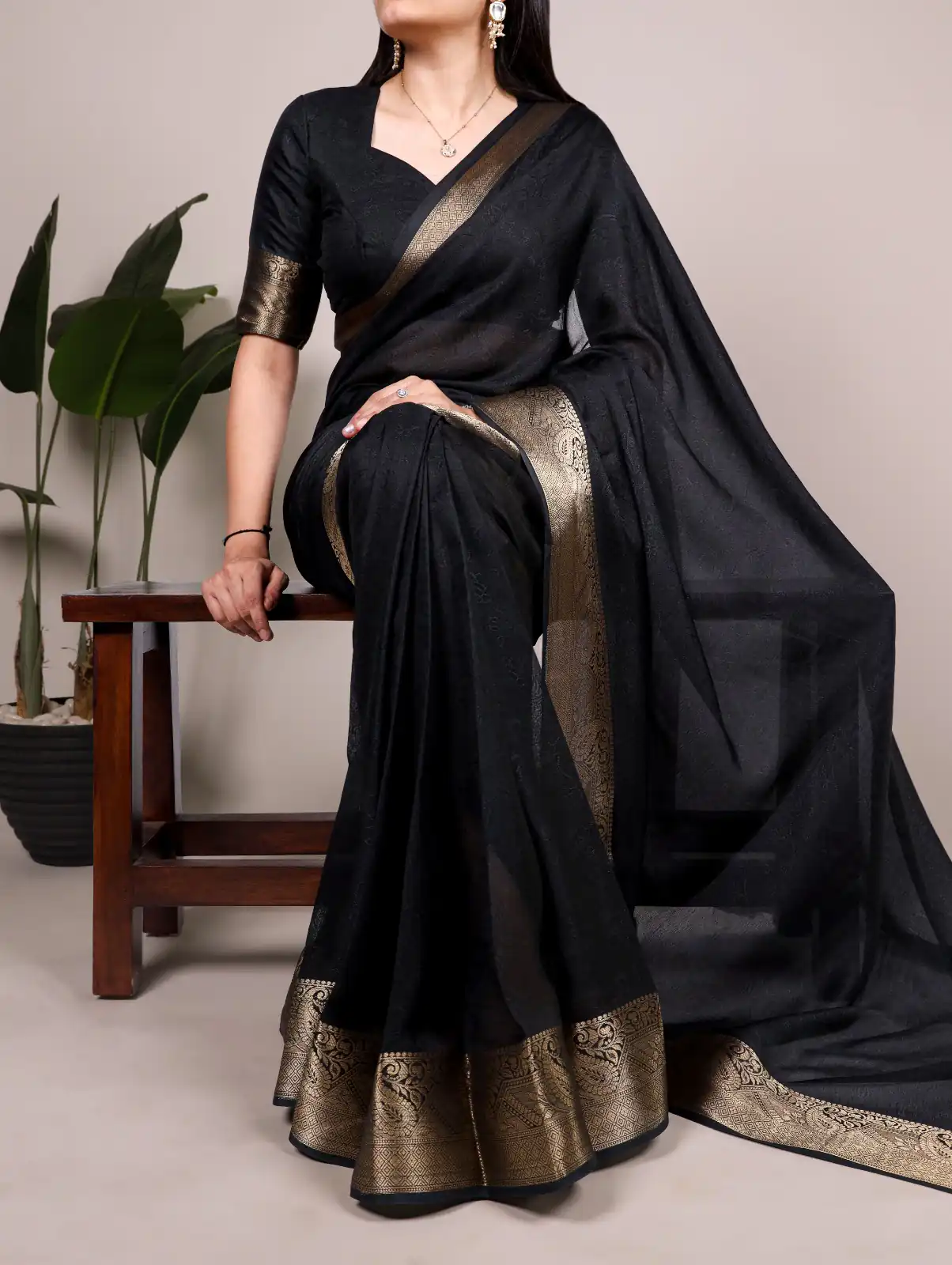 YNF 7908 Black Mass Mello Saree with Zari Work. Wedding, Party, Festive, Events Introductory Price ₹1449. Delivery 4-6 Working Days. Shop now. | Bollywood Sarees, Creative Sarees, Designer Sarees, Embroidered Sarees, Ethnic Saree, Modern Digital sarees, Party Wear Sarees, Sarees
