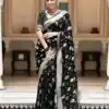 KPR 190 Black Soft Lichi Silk Jacquard Work Saree with Designer Work Wedding, Party, Festive, Events, Deal ₹1399. Delivery 4-6 Working Days. Shop now. | Bollywood Sarees, Creative Sarees, Designer Sarees, Embroidered Sarees, Ethnic Saree, Modern Digital sarees, Party Wear Sarees, Sarees