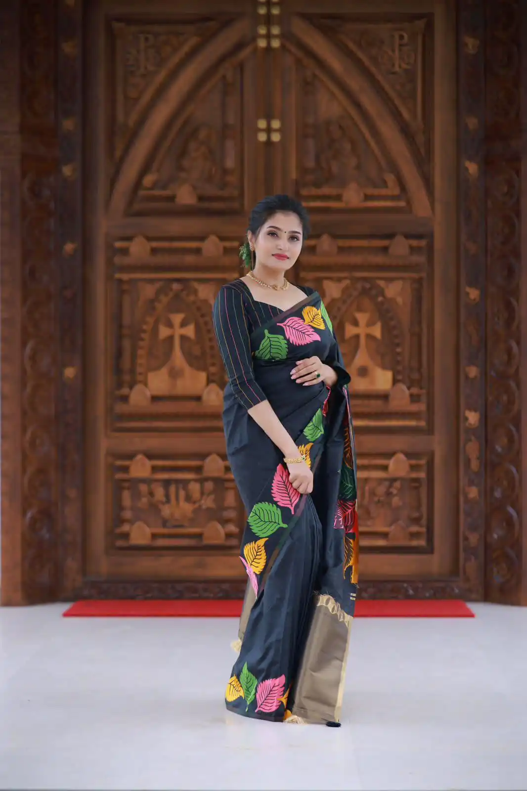 KP 6042 Black Color Soft Lichi Silk Saree with Lace Border & Lace Work. Get it for ₹1399. Delivery 4-6 Working Days. Shop now. | Bollywood Sarees, Creative Sarees, Designer Sarees, Embroidered Sarees, Ethnic Saree, Modern Digital sarees, Party Wear Sarees, Sarees
