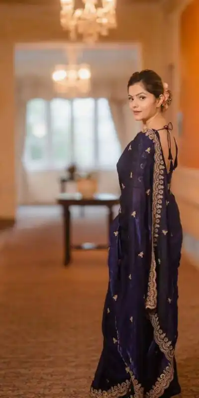 BT 434 Blue Fandy Sattin Silk Saree with Zari Work. Wedding, Party, Festive, Events, Best Price ₹2049. Delivery 4-6 Working Days. Shop now. | Bollywood Sarees, Creative Sarees, Designer Sarees, Embroidered Sarees, Ethnic Saree, Modern Digital sarees, Party Wear Sarees, Sarees