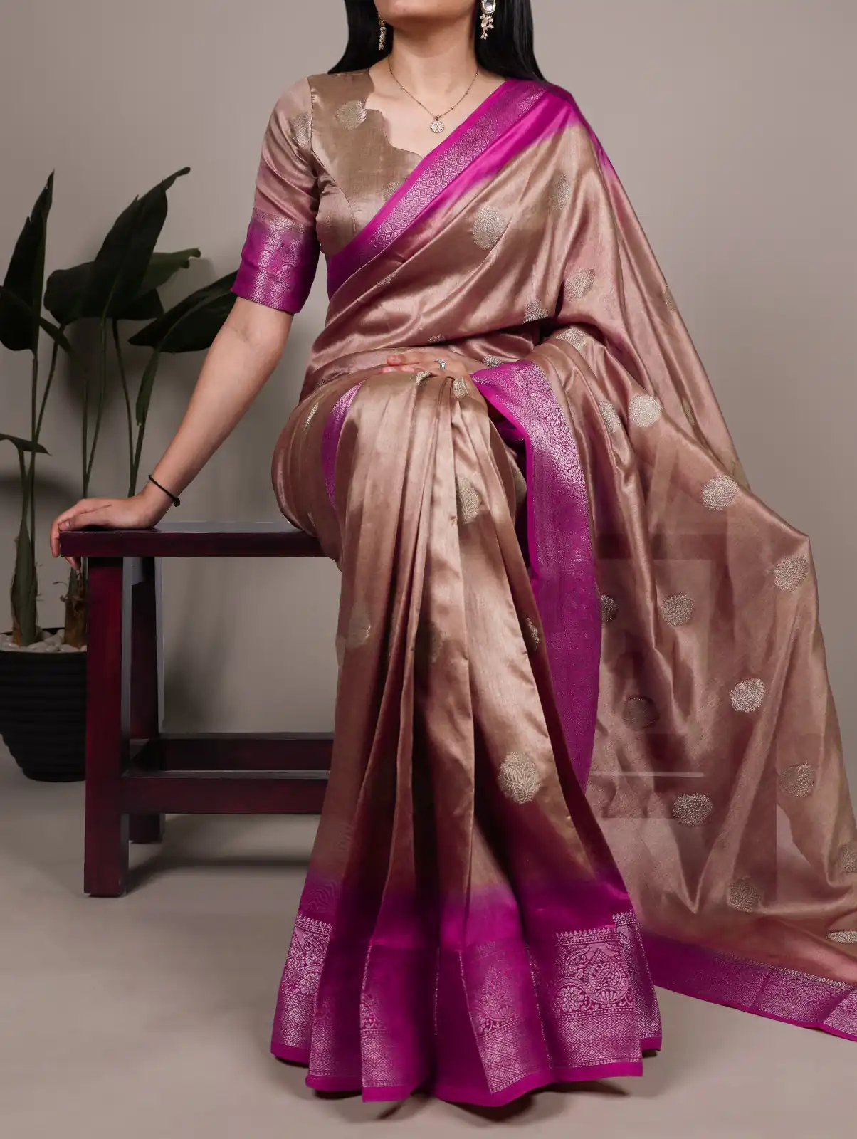 YNF 7909 Brown in Rumali Silk Zari Work Saree . Wedding, Party, Festive, Events Now at just ₹1549. Delivery 4-6 Working Days. Shop now. | Bollywood Sarees, Creative Sarees, Designer Sarees, Embroidered Sarees, Ethnic Saree, Modern Digital sarees, Party Wear Sarees, Sarees