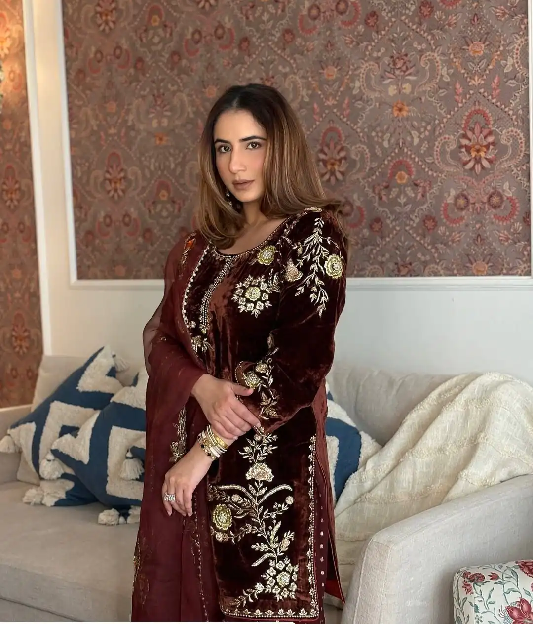 BE 408 Brown Soft Organza Salwar Suit with Lace Work & Embroidery Work. Special Price ₹2049. Delivery 4-6 Working Days. Shop now. | Bollywood Lehenga, Creative Lehenga, Designer Lehenga, Embroidered Lehenga, Lehenga, Party Wear Lehenga