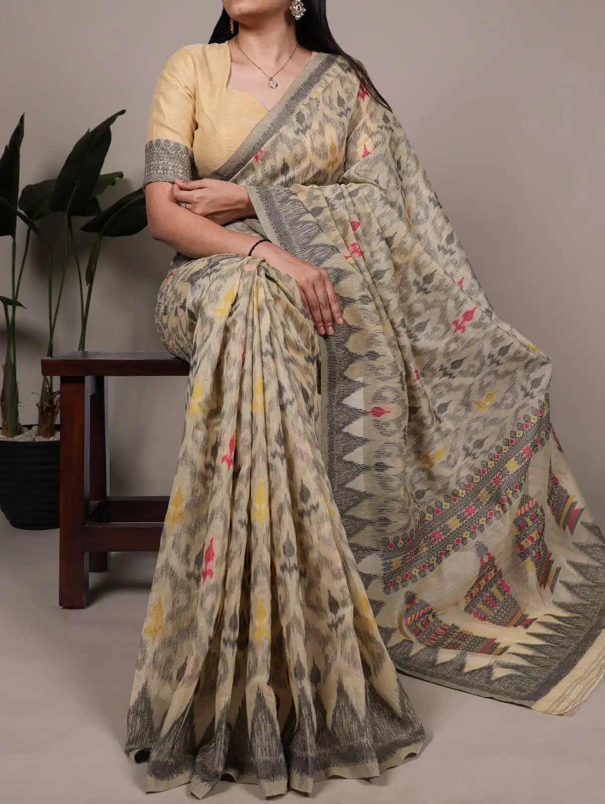 YNF 7414 Cream Poly Cotton Saree Thread Weaving Work Designer Work. Get it for ₹1549. Delivery 4-6 Working Days. Shop now. | Bollywood Sarees, Creative Sarees, Designer Sarees, Embroidered Sarees, Ethnic Saree, Modern Digital sarees, Party Wear Sarees, Sarees