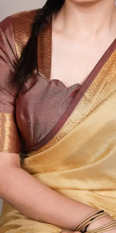 YNF 7408 Cream Color Poly Cotton Saree With Zari Work. Wedding, Party, Festive, Events, Affordable Price ₹1399. Delivery 4-6 Working Days. Shop now. | Bollywood Sarees, Creative Sarees, Designer Sarees, Embroidered Sarees, Ethnic Saree, Modern Digital sarees, Party Wear Sarees, Sarees