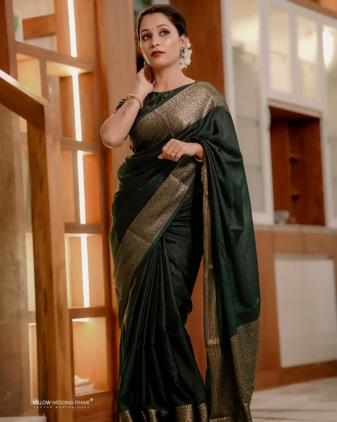 KP 6034 Green Soft Lichi Silk Saree with Lace Border & Lace Work. Exclusive Offer ₹1349. Delivery 4-6 Working Days. Shop now. | Bollywood Sarees, Creative Sarees, Designer Sarees, Embroidered Sarees, Ethnic Saree, Modern Digital sarees, Party Wear Sarees, Sarees
