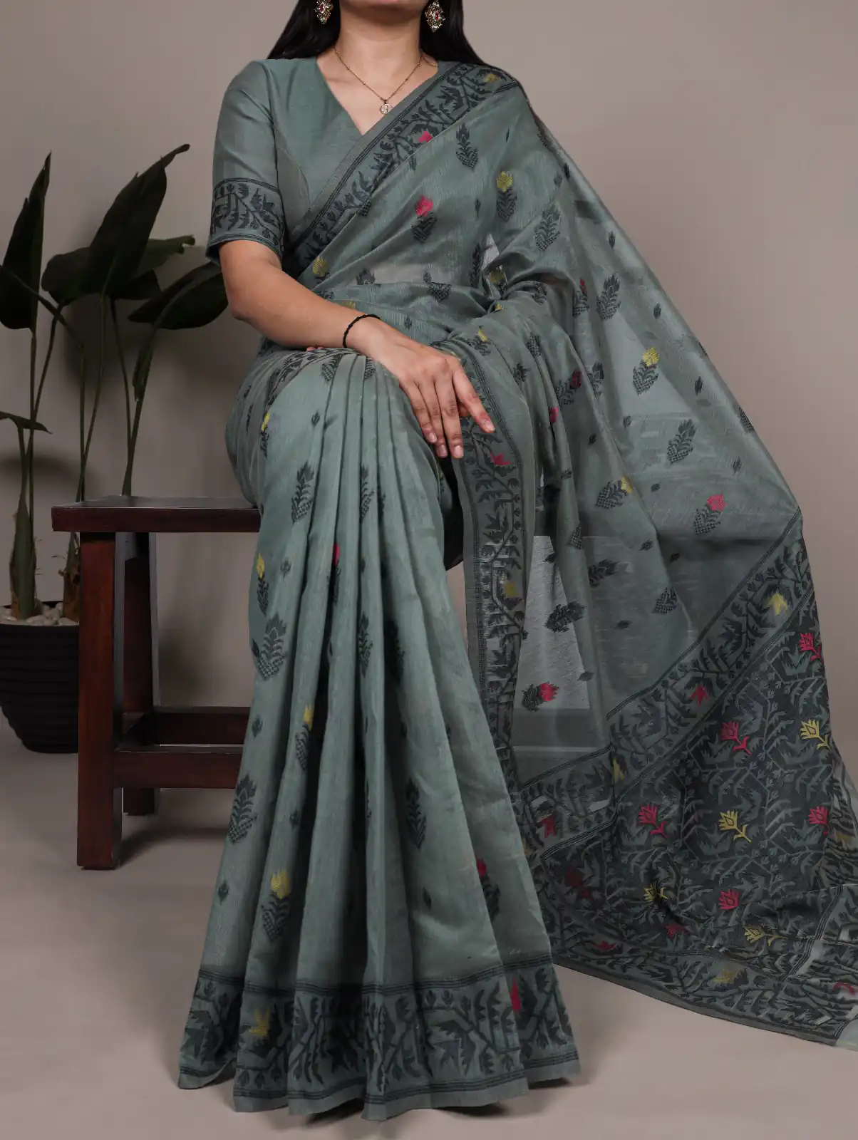 YNF 7415 Grey Poly Cotton Saree Perfect for Wedding, Party, Makar Sankranti, Temple Visit, Sangeet – . Introductory Price ₹1549. Delivery 4-6 Working | Bollywood Sarees, Creative Sarees, Designer Sarees, Embroidered Sarees, Ethnic Saree, Modern Digital sarees, Party Wear Sarees, Sarees
