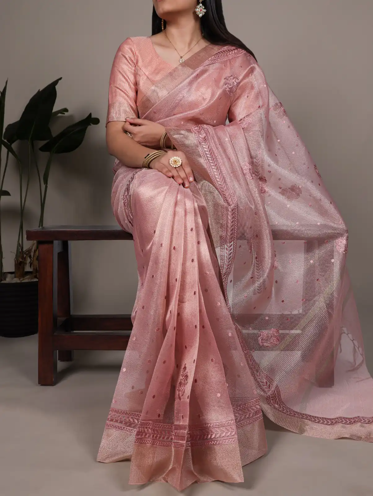 YNF 7402 Light Pink Color Poly Shimmer Saree with Embroidery Work. Wedding, Party, Festive Festive Deal ₹2499. Delivery 4-6 Working Days. Shop now. | Bollywood Sarees, Creative Sarees, Designer Sarees, Embroidered Sarees, Ethnic Saree, Modern Digital sarees, Party Wear Sarees, Sarees