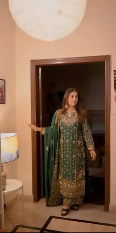 NSR 879 Mahendi Faux Georgette Salwar Suit with Embroidery Work. Available at ₹2399 only. Delivery 4-6 Working Days. Shop now. | Jump Suits, Straight Suits, Tops & Bottoms, Track Suits, Trendy Wear, Casual Suits, Creative suits, Designer Suits, Palazzo Suits, Party Wear Suits, Patiala Suits, Salwar suit