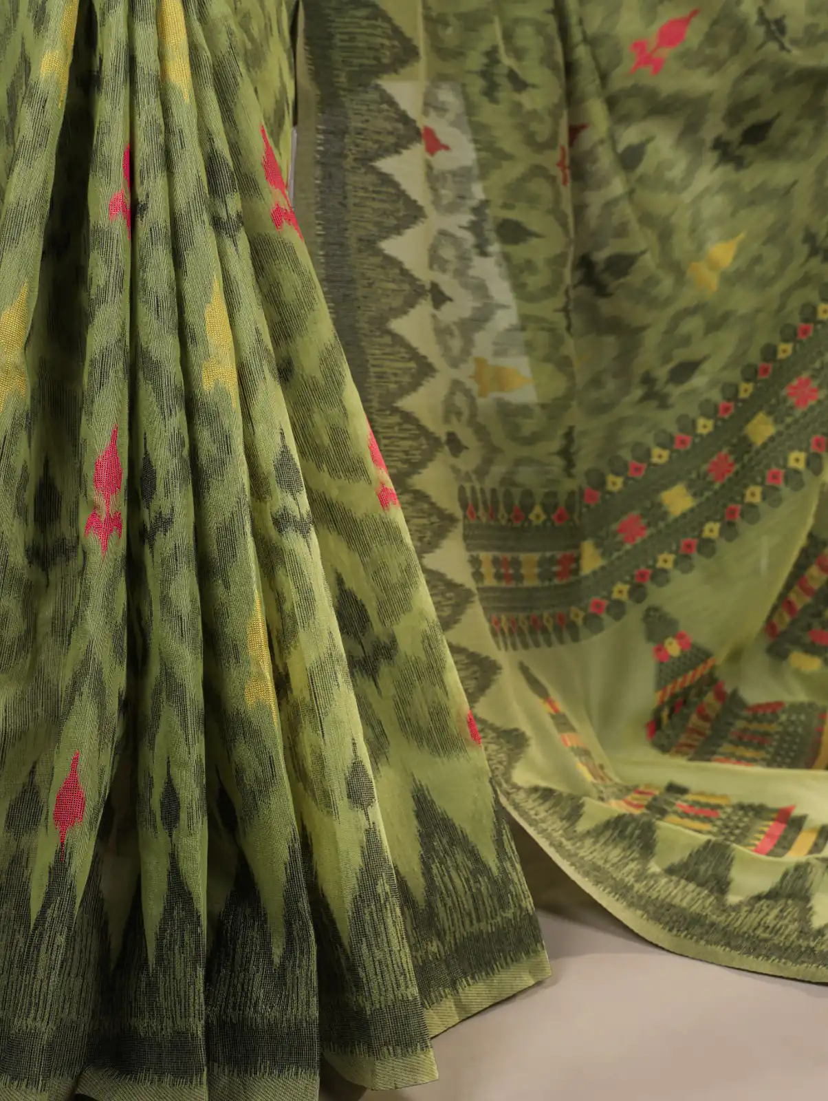 YNF 7414 Mahendi Poly Cotton Saree Thread Weaving Work Designer Work. Get it for ₹1549. Delivery 4-6 Working Days. Shop now. | Bollywood Sarees, Creative Sarees, Designer Sarees, Embroidered Sarees, Ethnic Saree, Modern Digital sarees, Party Wear Sarees, Sarees