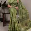 YNF 7414 Mahendi Poly Cotton Saree Thread Weaving Work Designer Work. Get it for ₹1549. Delivery 4-6 Working Days. Shop now. | Bollywood Sarees, Creative Sarees, Designer Sarees, Embroidered Sarees, Ethnic Saree, Modern Digital sarees, Party Wear Sarees, Sarees