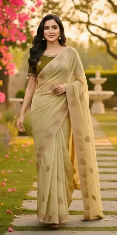 SC 1005 Mehendi in Soft fandy Silk Embroidery Work & Lace Work Saree . Available at ₹2499 only. Delivery 4-6 Working Days. Shop now. | Bollywood Sarees, Creative Sarees, Designer Sarees, Embroidered Sarees, Ethnic Saree, Modern Digital sarees, Party Wear Sarees, Sarees