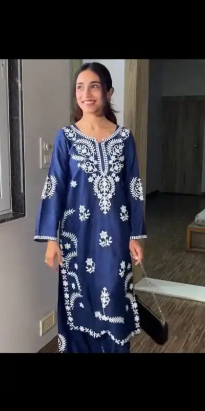 BE 398 Navy Blue Rayon Salwar Suit with Embroidery Work. Wedding, Party, Festive, Events Get it for ₹1799. Delivery 4-6 Working Days. Shop now. | Designer Suits, Jump Suits, Tops & Bottoms, Track Suits, Trendy Wear, Casual Suits, Creative suits, Palazzo Suits, Party Wear Suits, Patiala Suits, Salwar suit, Straight Suits
