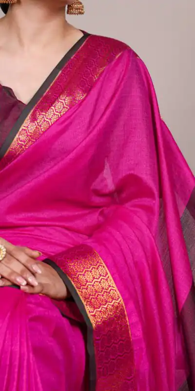 YNF 7408 Pink Color Poly Cotton Saree With Zari Work. Wedding, Party, Festive, Events, Affordable Price ₹1399. Delivery 4-6 Working Days. Shop now. | Bollywood Sarees, Creative Sarees, Designer Sarees, Embroidered Sarees, Ethnic Saree, Modern Digital sarees, Party Wear Sarees, Sarees
