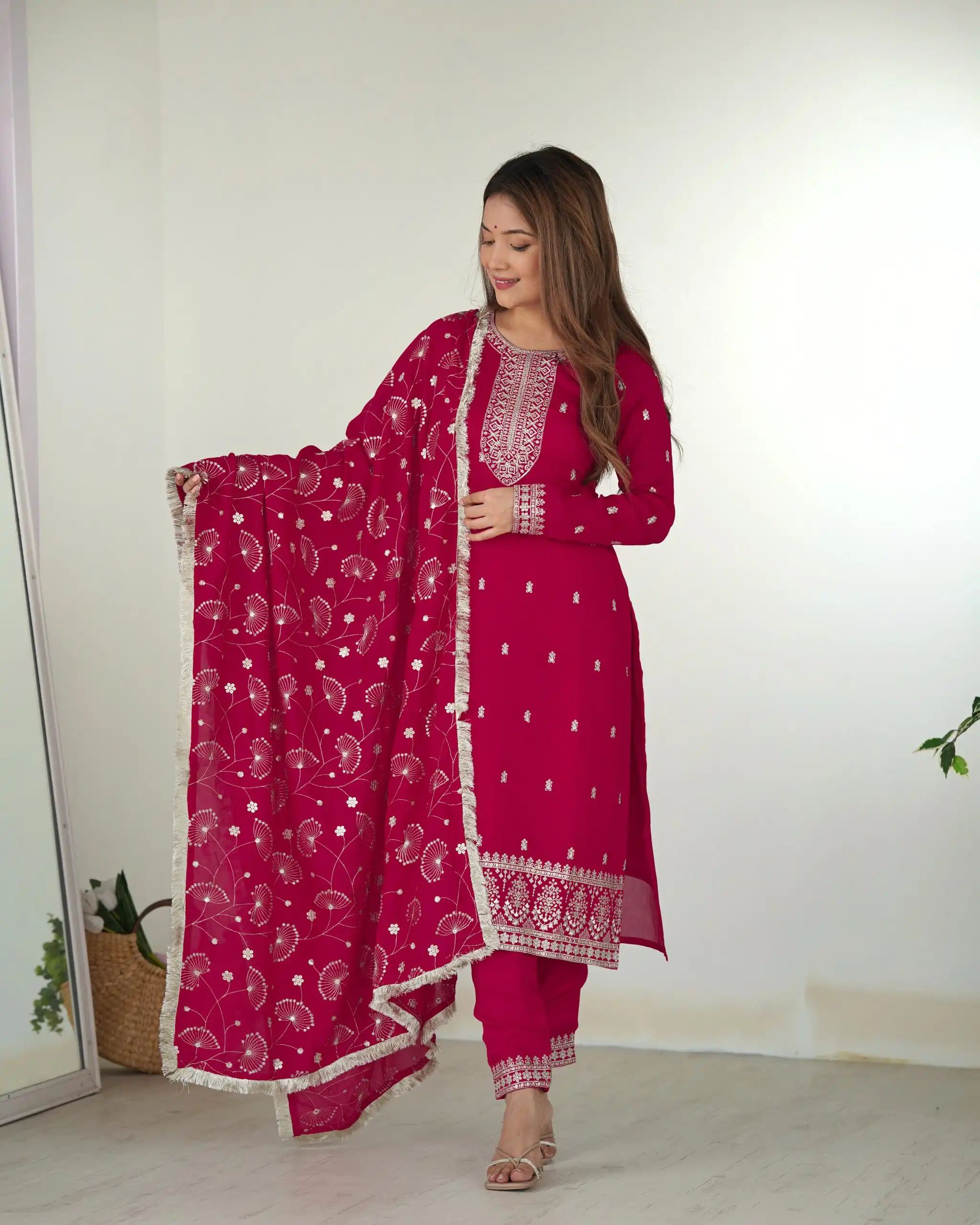 KB 276 pink Color Rangoli Silk Sequence Jari Work Salwar Suit Casual, Wedding, Party, Festive, Events Etc.4-6 Working Days@ 2049/-only | Designer Suits, Jump Suits, Casual Suits, Creative suits, Palazzo Suits, Party Wear Suits, Patiala Suits, Salwar suit, Straight Suits