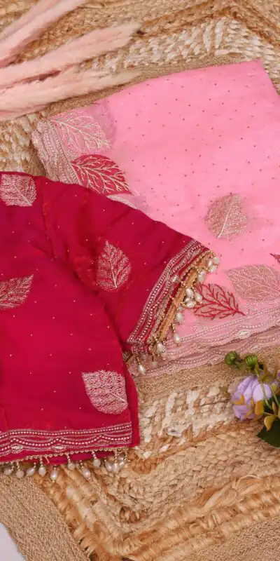 SC 1005 Pink in Soft fandy Silk Embroidery Work & Lace Work Saree . Available at ₹2499 only. Delivery 4-6 Working Days. Shop now. | Bollywood Sarees, Creative Sarees, Designer Sarees, Embroidered Sarees, Ethnic Saree, Modern Digital sarees, Party Wear Sarees, Sarees