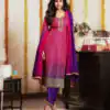 MF 1004 Purple Chinoon Silk Salwar Suit with Embroidery Work. Available at ₹1749 only. Delivery 4-6 Working Days. Shop now. | Designer Suits, Jump Suits, Tops & Bottoms, Track Suits, Trendy Wear, Casual Suits, Creative suits, Palazzo Suits, Party Wear Suits, Patiala Suits, Salwar suit, Straight Suits