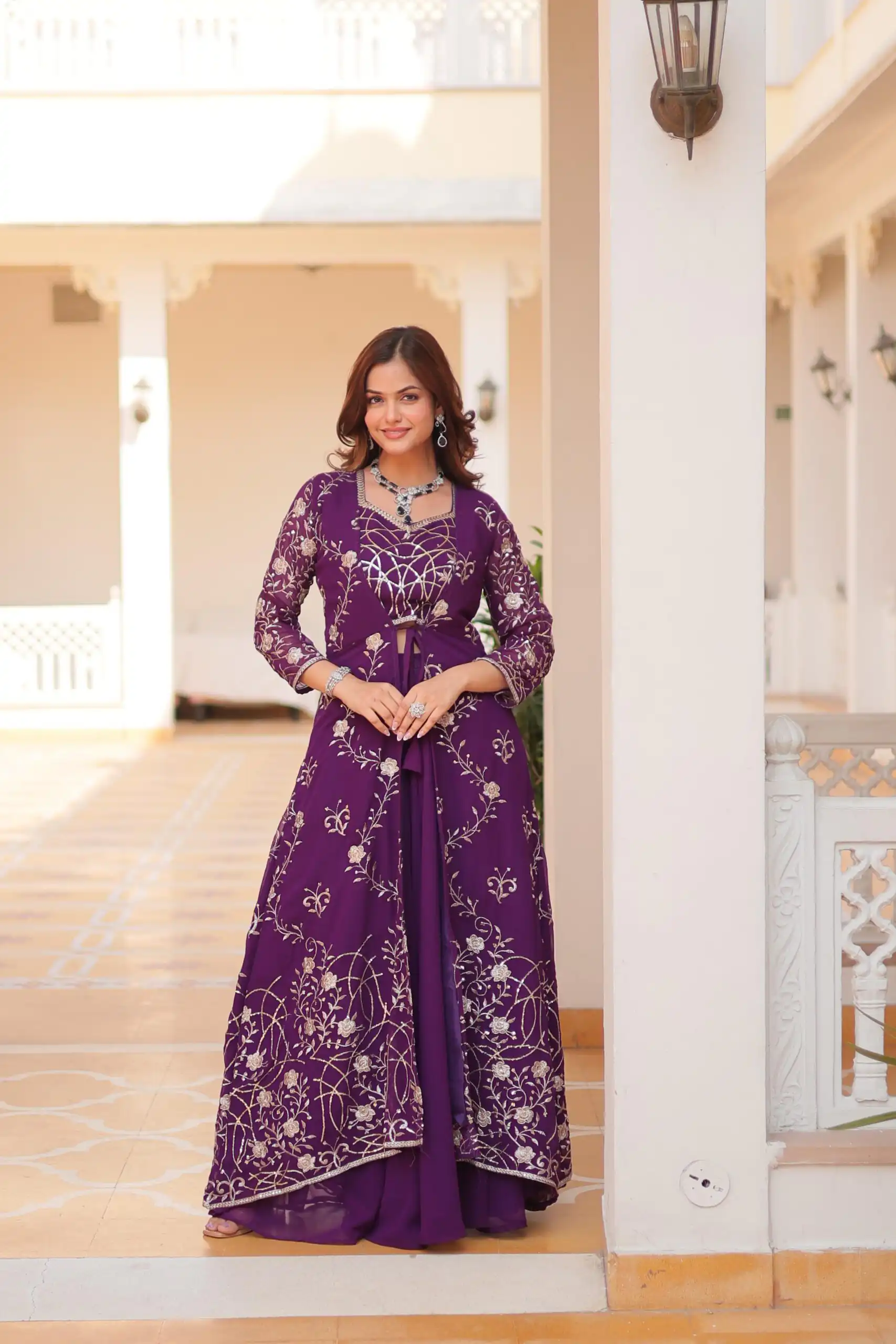 Ram 073 Purple Color Fox Georgette Lehenga Choli with Embroidery Work. Festive Deal ₹2149. Delivery 4-6 Working Days. Shop now. | Bollywood Lehenga, Creative Lehenga, Designer Lehenga, Embroidered Lehenga, Lehenga, Party Wear Lehenga