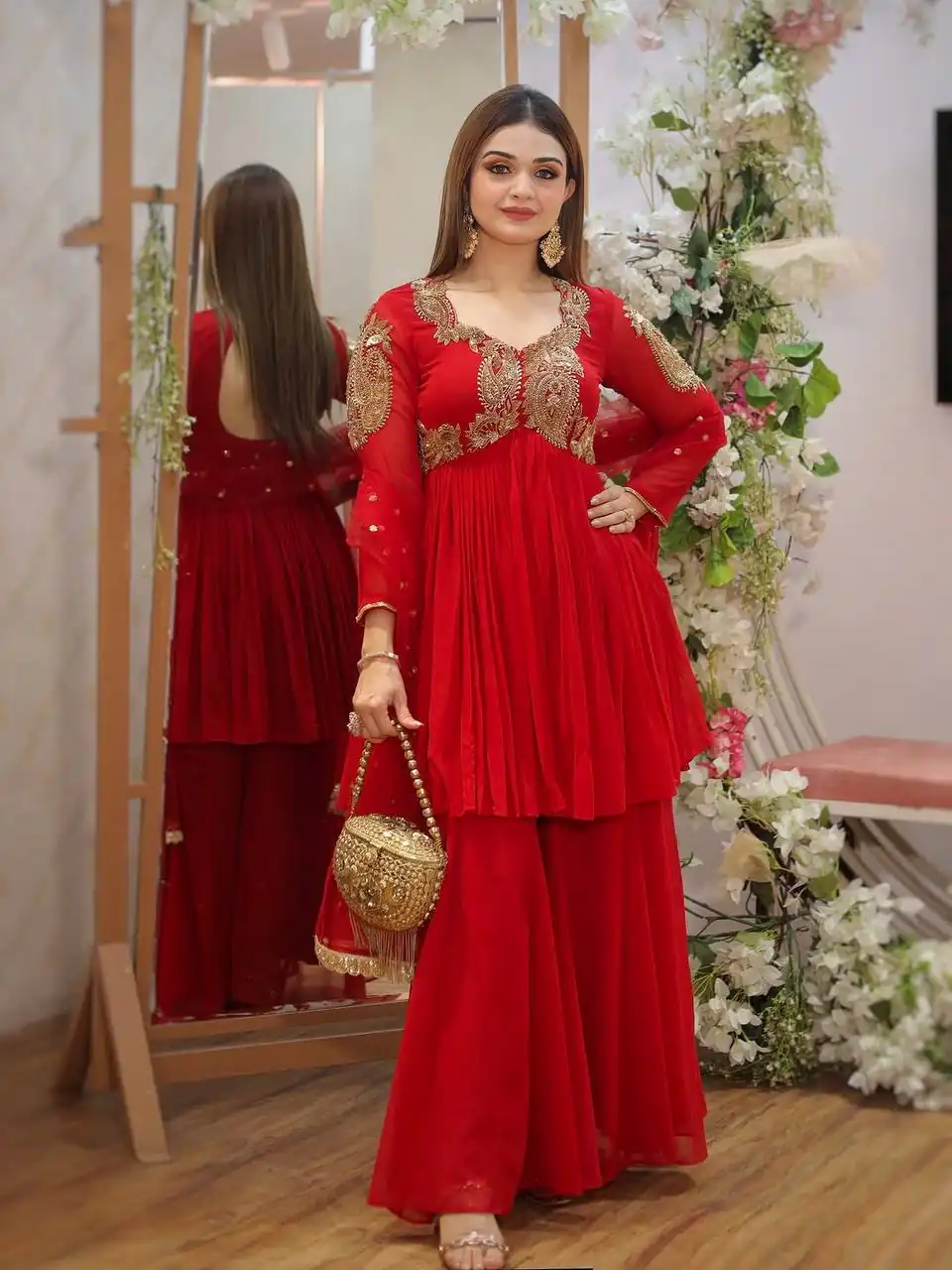 BT 5006 Red Fox Georgette Salwar Suit with Sequins Work & Embroidery Work. Best Price ₹1999. Delivery 4-6 Working Days. Shop now. | Designer Suits, Jump Suits, Tops & Bottoms, Track Suits, Trendy Wear, Casual Suits, Creative suits, Palazzo Suits, Party Wear Suits, Patiala Suits, Salwar suit, Straight Suits