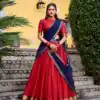 LNB 2029 Red Poly Cotton Lehenga Choli Perfect for Wedding, Party, Bridal Wear, Sangeet, Baisakhi –. Affordable Price ₹1899. Delivery 4-6 Working Days. | Bollywood Lehenga, Creative Lehenga, Designer Lehenga, Embroidered Lehenga, Lehenga, Party Wear Lehenga