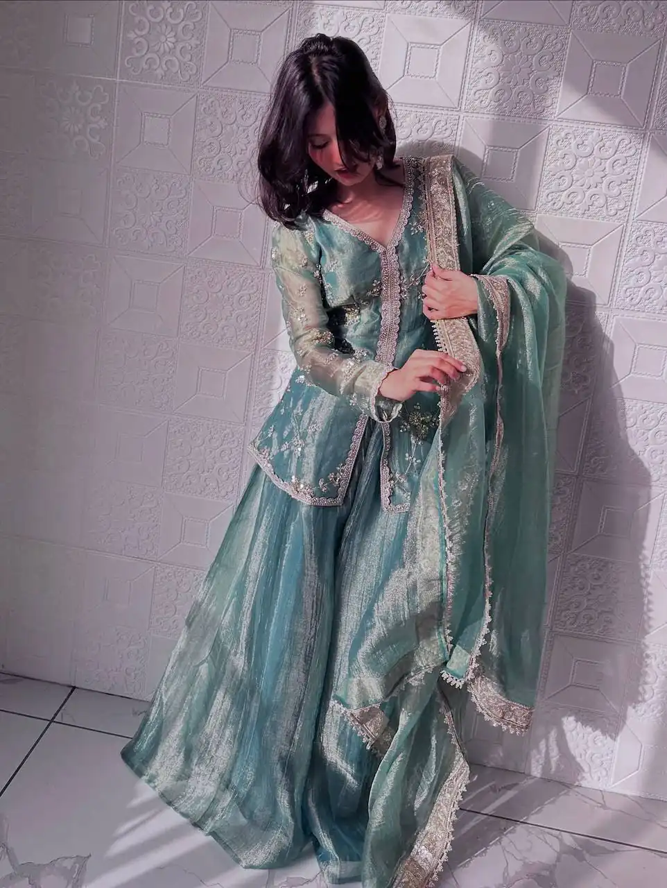 BT 5009 Sky Blue Fandy Silk Salwar Suit Perfect for Wedding, Party, Bridal Wear, Family Gatherings, Engagement – . Exclusive Offer ₹2499. Delivery | Designer Suits, Jump Suits, Tops & Bottoms, Track Suits, Trendy Wear, Casual Suits, Creative suits, Palazzo Suits, Party Wear Suits, Patiala Suits, Salwar suit, Straight Suits