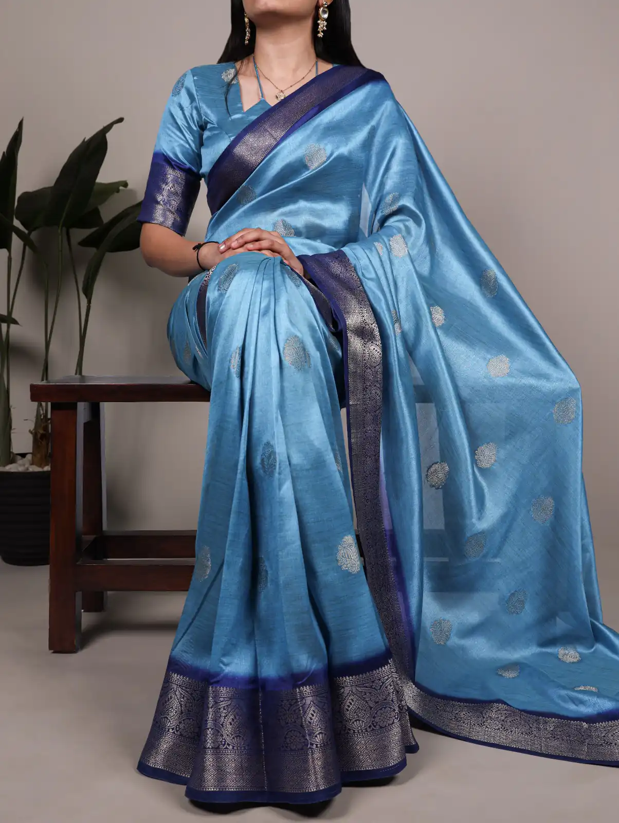 YNF 7909 Sky Blue in Rumali Silk Zari Work Saree . Wedding, Party, Festive, Events Now at just ₹1549. Delivery 4-6 Working Days. Shop now. | Bollywood Sarees, Creative Sarees, Designer Sarees, Embroidered Sarees, Ethnic Saree, Modern Digital sarees, Party Wear Sarees, Sarees