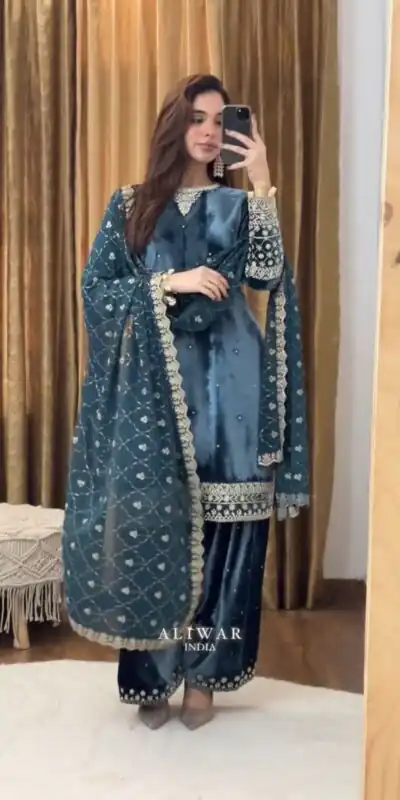 BE 412 Teal Georgette Salwar Suit with Embroidery Work. Wedding, Party, Festive, Events, Special Price ₹2149. Delivery 4-6 Working Days. Shop now. | Designer Suits, Jump Suits, Tops & Bottoms, Track Suits, Trendy Wear, Casual Suits, Creative suits, Palazzo Suits, Party Wear Suits, Patiala Suits, Salwar suit, Straight Suits