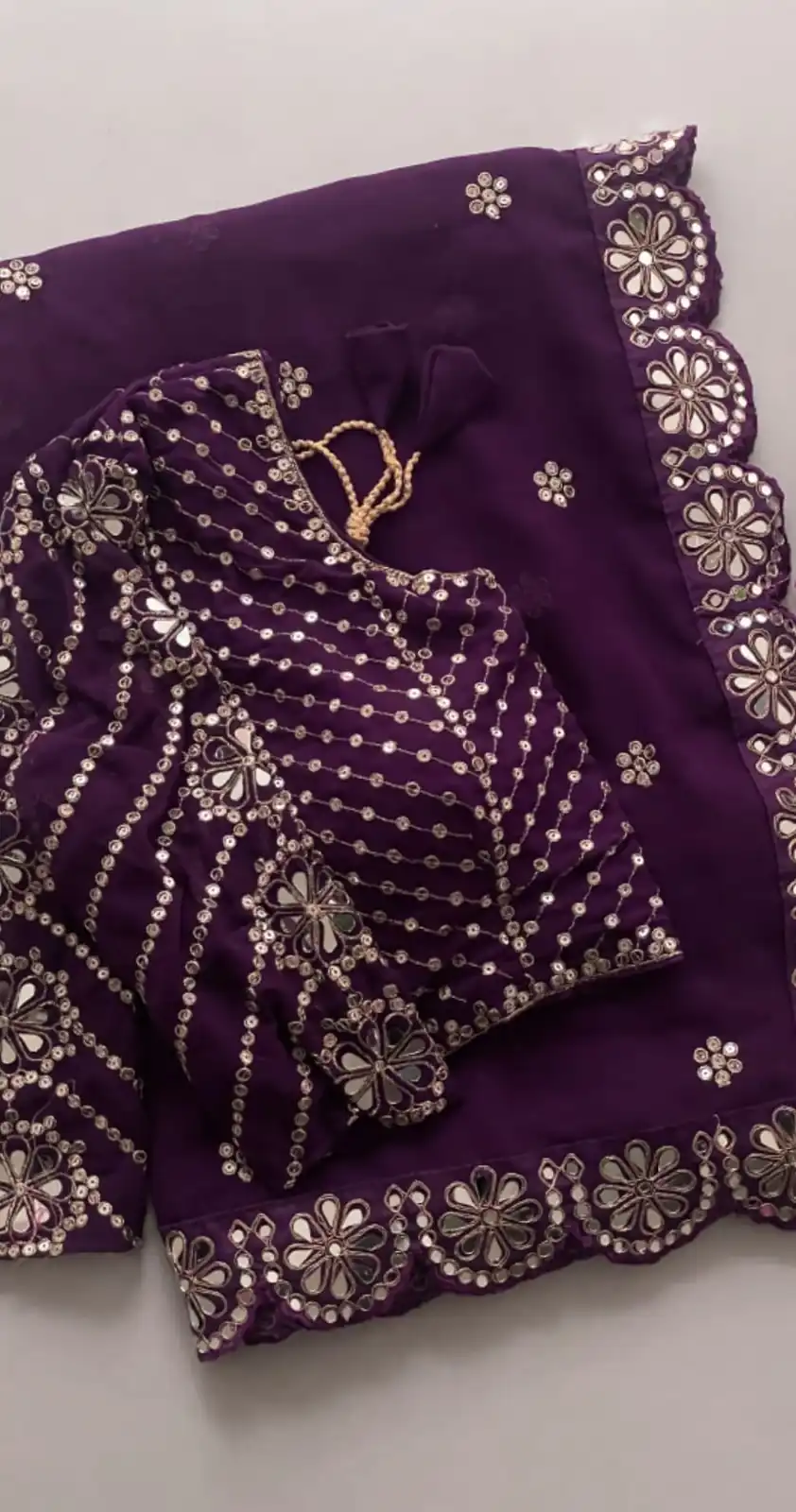 DF 3457 Wine Color Georgette Sequence Original Mirror Work Saree Casual, Wedding, Festive, Events . Expected Delivery  4-6 Working Days @2099/- only                                                                                | Bollywood Sarees, Creative Sarees, Designer Sarees, Embroidered Sarees, Ethnic Saree, Modern Digital sarees, Party Wear Sarees, Sarees