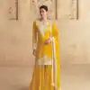 DS 3101 Yellow Chinon Salwar Suit Perfect for Wedding, Party, Durga Puja, Pooja, Holi – . Festive Deal ₹2049. Delivery 4-6 Working Days. Shop now. | Designer Suits, Jump Suits, Tops & Bottoms, Track Suits, Trendy Wear, Casual Suits, Creative suits, Palazzo Suits, Party Wear Suits, Patiala Suits, Salwar suit, Straight Suits