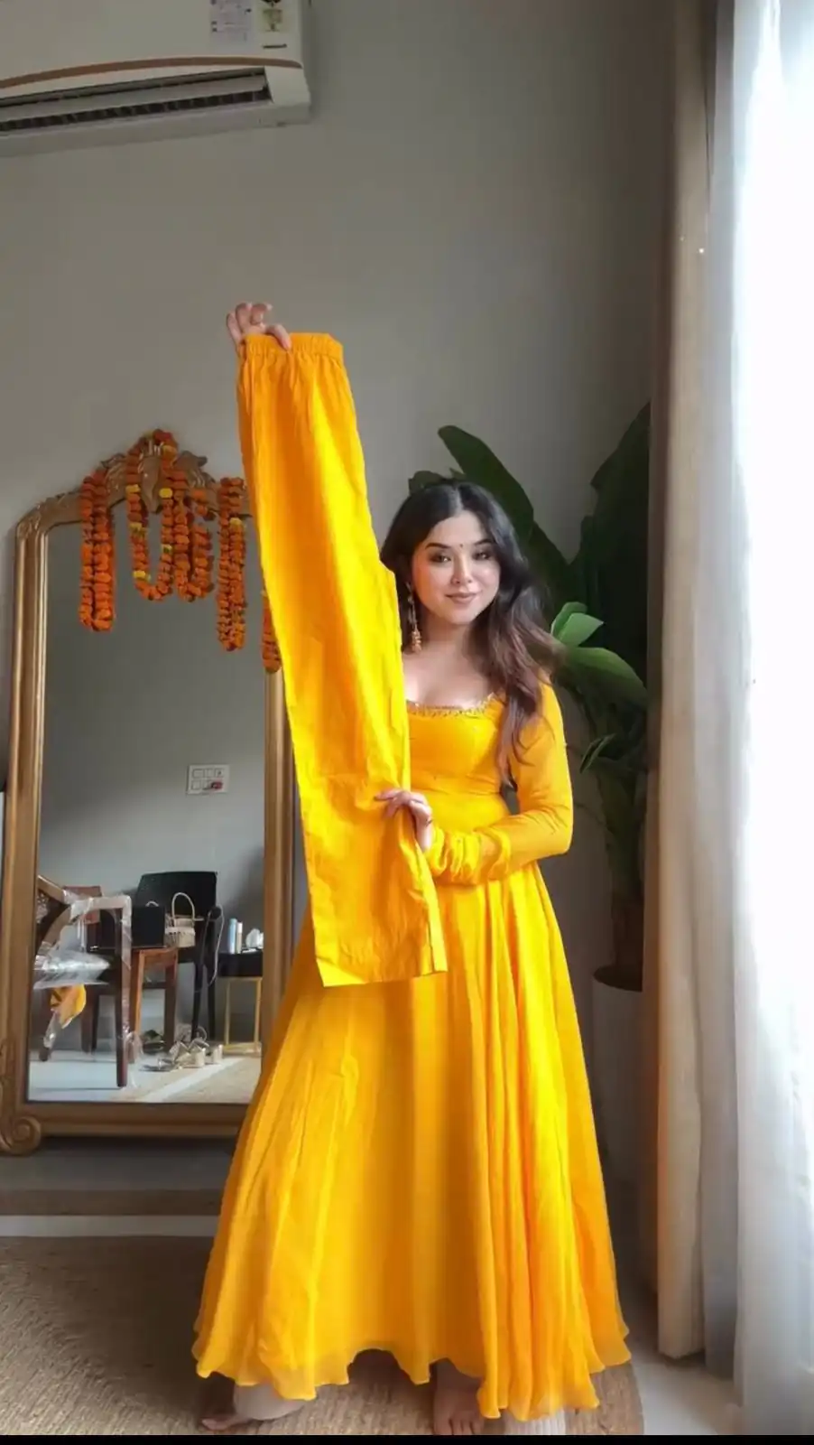 RTC 5935 Yellow Faux Georgette Gown with Lace Work. Wedding, Party, Festive, Events Exclusive Offer ₹2049. Delivery 4-6 Working Days. Shop now. | Bollywood Gowns, Creative Gowns, Designer Gowns, Embroidered Gowns, Gowns, Party Wear Gowns