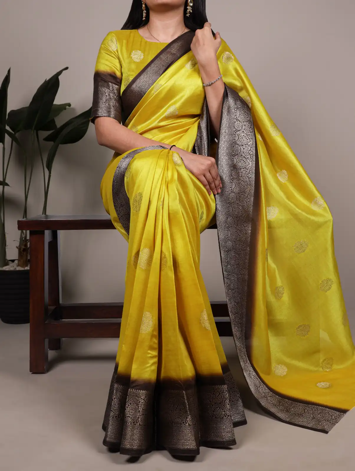 YNF 7909 Yellow in Rumali Silk Zari Work Saree . Wedding, Party, Festive, Events Now at just ₹1549. Delivery 4-6 Working Days. Shop now. | Bollywood Sarees, Creative Sarees, Designer Sarees, Embroidered Sarees, Ethnic Saree, Modern Digital sarees, Party Wear Sarees, Sarees