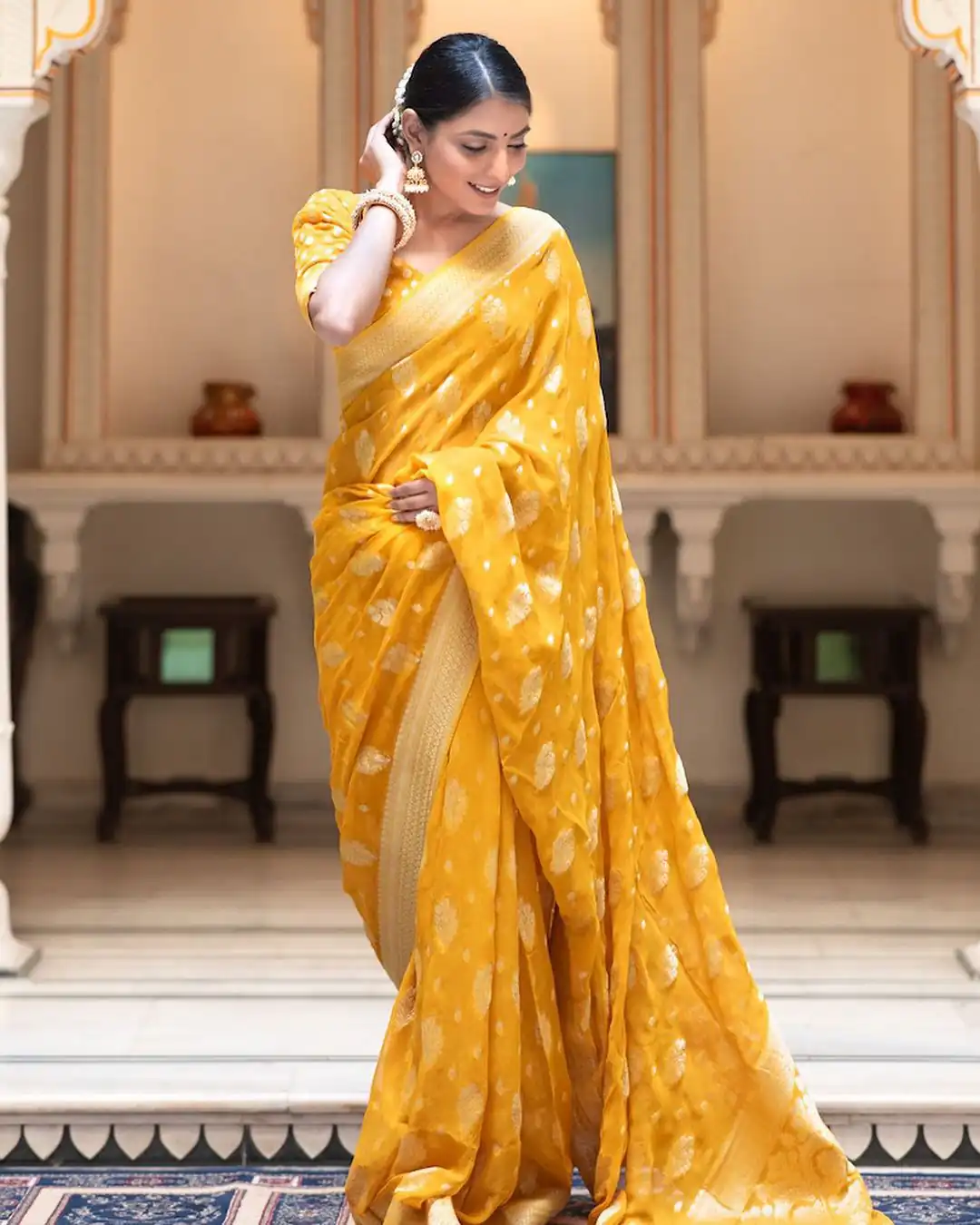 KPR 190 Soft Lichi Silk Jacquard Work Saree with Designer Work Wedding, Party, Festive, Events, Deal ₹1399. Delivery 4-6 Working Days. Shop now. | Bollywood Sarees, Creative Sarees, Designer Sarees, Embroidered Sarees, Ethnic Saree, Modern Digital sarees, Party Wear Sarees, Sarees