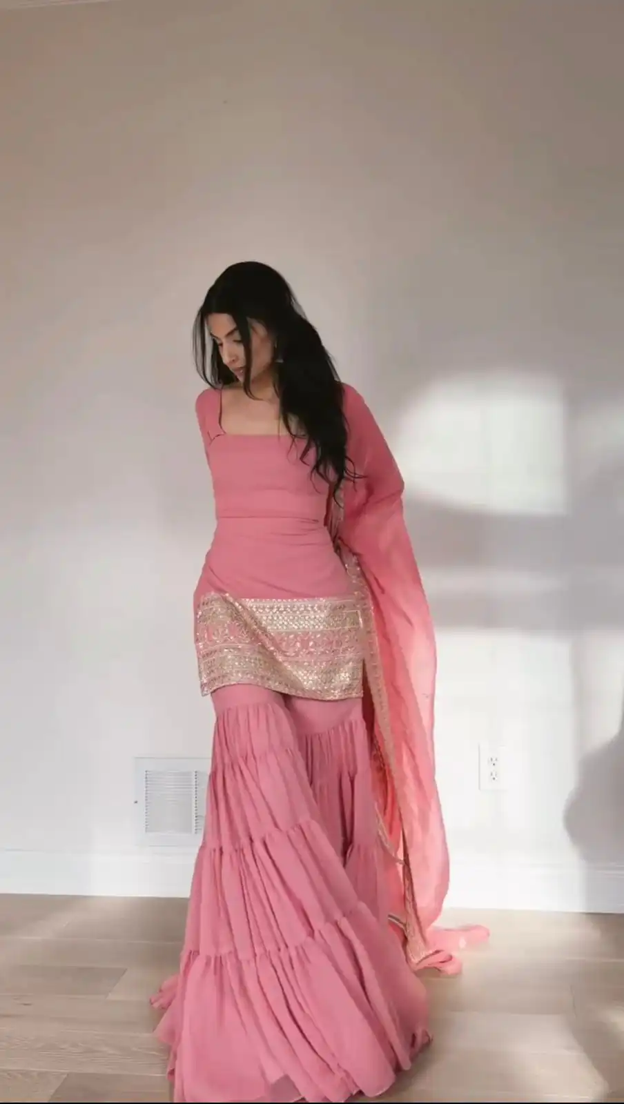 RTC 5962 Baby Pink Faux Georgette Salwar Suit Perfect for Wedding, Party, Cultural Events, Holi, Lohri – . Now at just ₹2049. Delivery 4-6 Working | Jump Suits, Straight Suits, Tops & Bottoms, Track Suits, Trendy Wear, Casual Suits, Creative suits, Designer Suits, Palazzo Suits, Party Wear Suits, Patiala Suits, Salwar suit