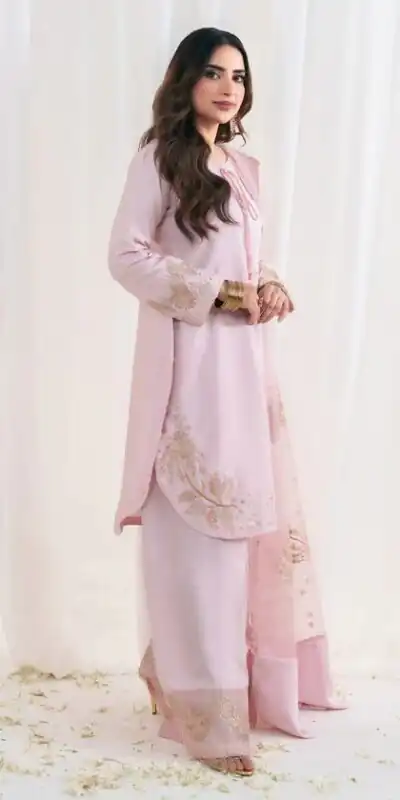 ZSR 3122 Baby Pink Natural Crep Silk Salwar Suit Perfect for Wedding, Party, Pongal, Onam, Reception – . Available at ₹1849 only. Delivery 4-6 Work | Jump Suits, Straight Suits, Casual Suits, Creative suits, Designer Suits, Palazzo Suits, Party Wear Suits, Patiala Suits, Salwar suit