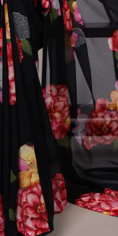 YNF 7009 Black Chiffon Saree with Lace Work. Wedding, Party, Festive, Events, Exclusive Offer ₹1749. Delivery 4-6 Working Days. Shop now. | Bollywood Sarees, Creative Sarees, Designer Sarees, Embroidered Sarees, Ethnic Saree, Modern Digital sarees, Party Wear Sarees, Sarees