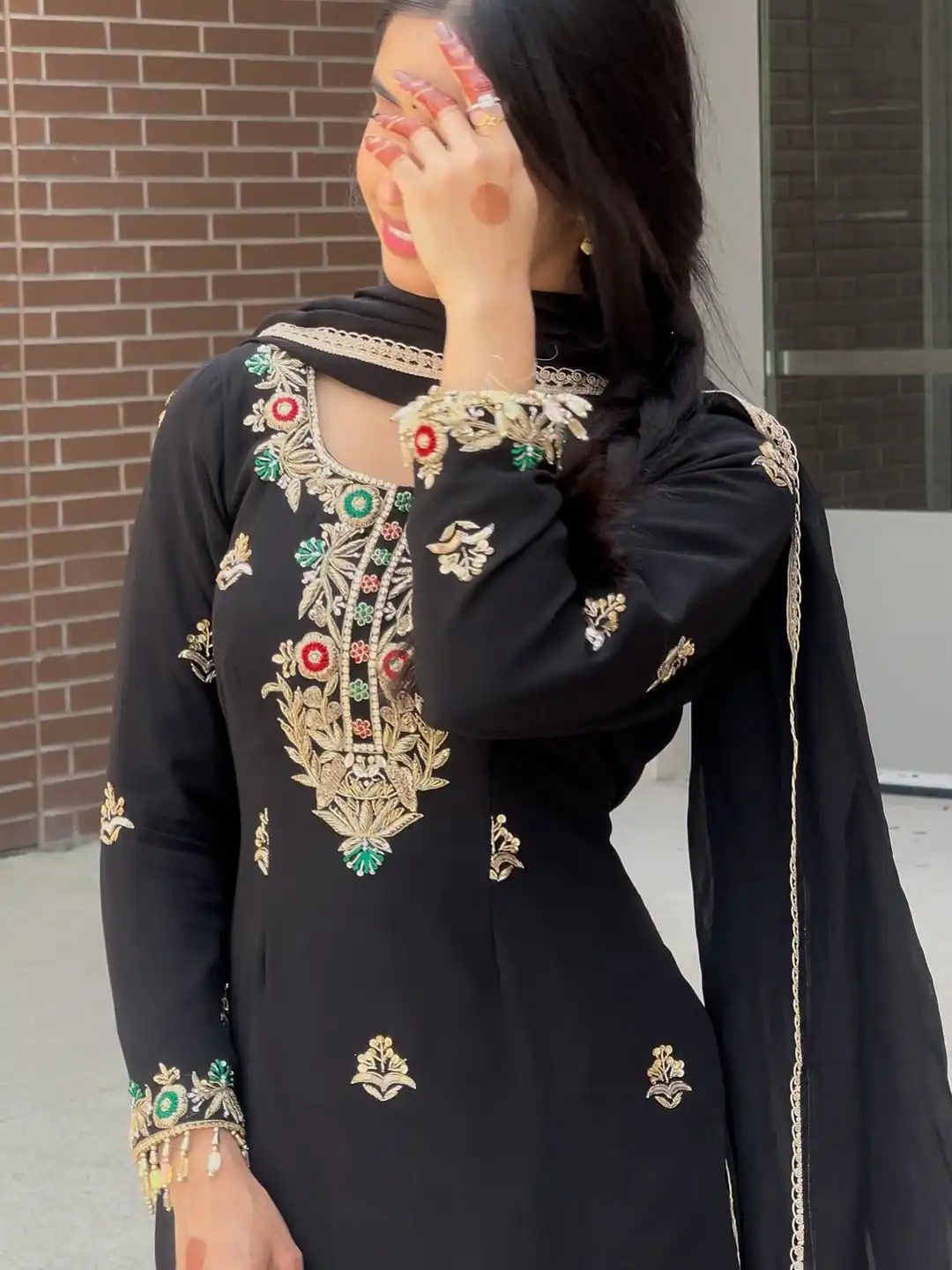 ZF 421 Black in Chinon Silk Lace Work & Embroidery Work Salwar Suit . Available at ₹1899 only. Delivery 4-6 Working Days. Shop now. | Designer Suits, Jump Suits, Tops & Bottoms, Track Suits, Trendy Wear, Casual Suits, Creative suits, Palazzo Suits, Party Wear Suits, Patiala Suits, Salwar suit, Straight Suits