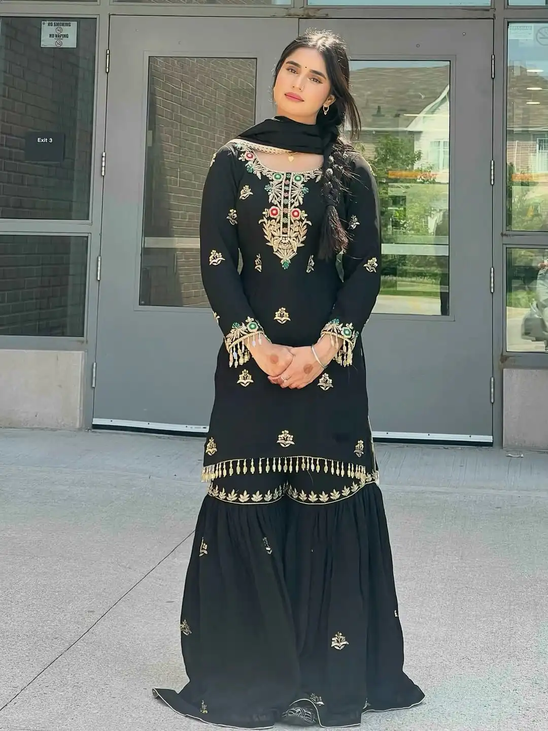 ZF 421 Black in Chinon Silk Lace Work & Embroidery Work Salwar Suit . Available at ₹1899 only. Delivery 4-6 Working Days. Shop now. | Designer Suits, Jump Suits, Tops & Bottoms, Track Suits, Trendy Wear, Casual Suits, Creative suits, Palazzo Suits, Party Wear Suits, Patiala Suits, Salwar suit, Straight Suits