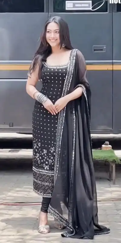 RTC 5912 Black Faux Georgette Salwar Suit Perfect for Wedding, Party, Baisakhi, Baby Shower, Sangeet – . Introductory Price ₹2099. Delivery 4-6 Working | Designer Suits, Jump Suits, Tops & Bottoms, Track Suits, Trendy Wear, Casual Suits, Creative suits, Palazzo Suits, Party Wear Suits, Patiala Suits, Salwar suit, Straight Suits