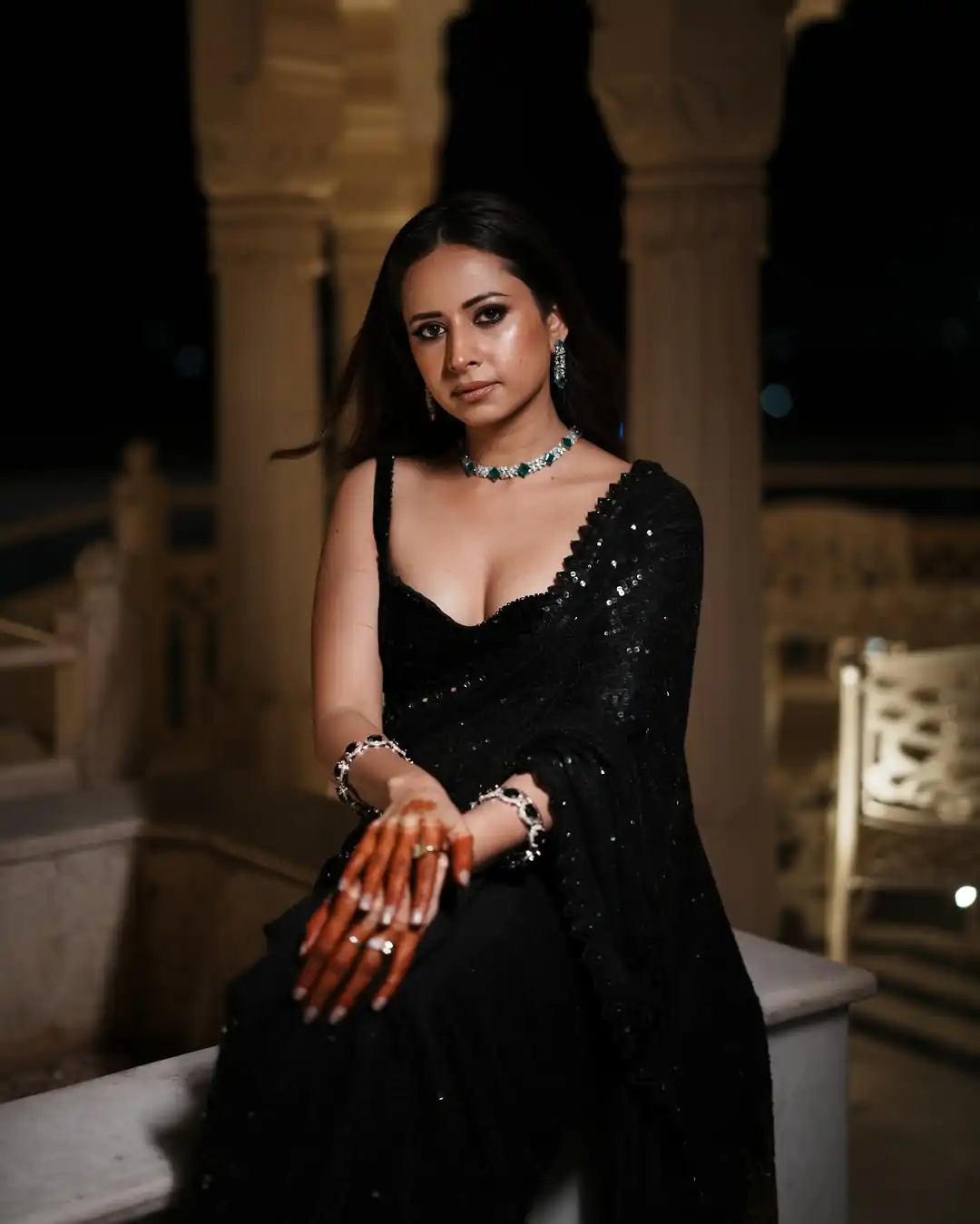 JR 636 Black Color Georgette Saree with Embroidery Work & Lace Work. Special Price ₹1899. Delivery 4-6 Working Days. Shop now. | Bollywood Sarees, Creative Sarees, Designer Sarees, Embroidered Sarees, Ethnic Saree, Modern Digital sarees, Party Wear Sarees, Sarees