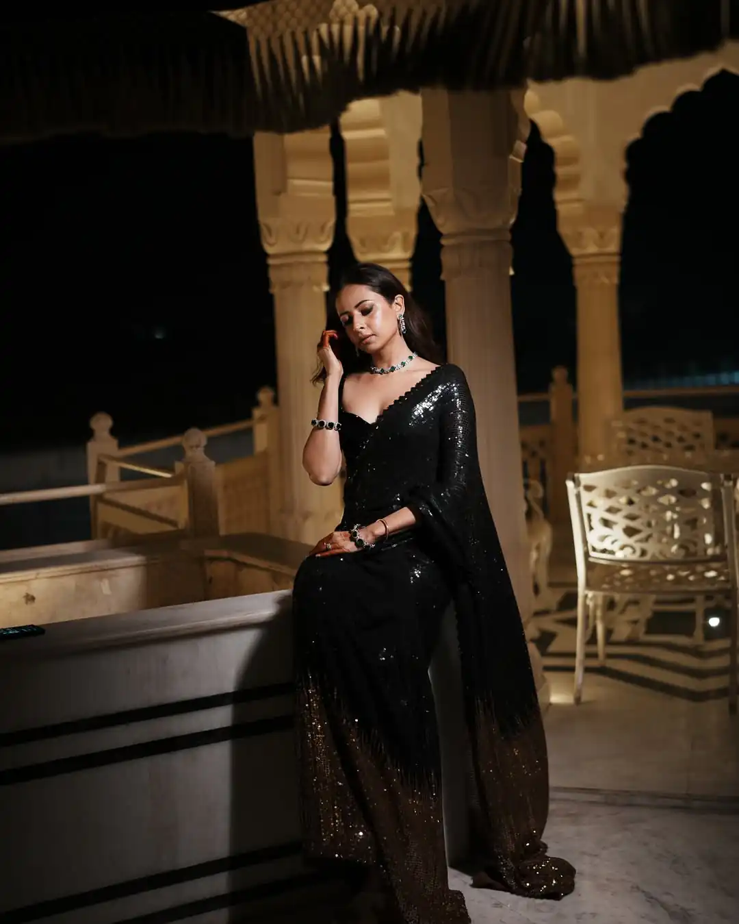 JR 636 Black Color Georgette Saree with Embroidery Work & Lace Work. Special Price ₹1899. Delivery 4-6 Working Days. Shop now. | Bollywood Sarees, Creative Sarees, Designer Sarees, Embroidered Sarees, Ethnic Saree, Modern Digital sarees, Party Wear Sarees, Sarees